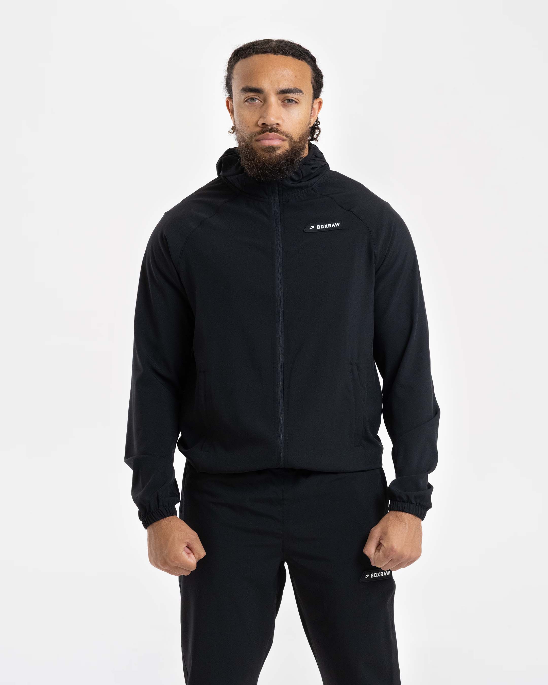 Robinson Training Jacket - Black | BOXRAW