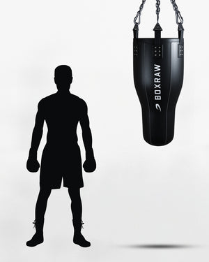 BOXRAW 3.5ft Spitzer Bag - Black/130lb