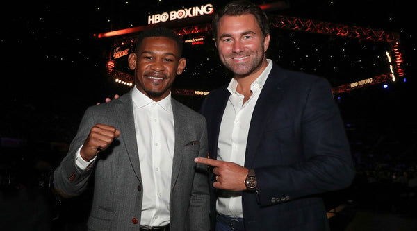 Eddie Hearn and Danny Jacobs