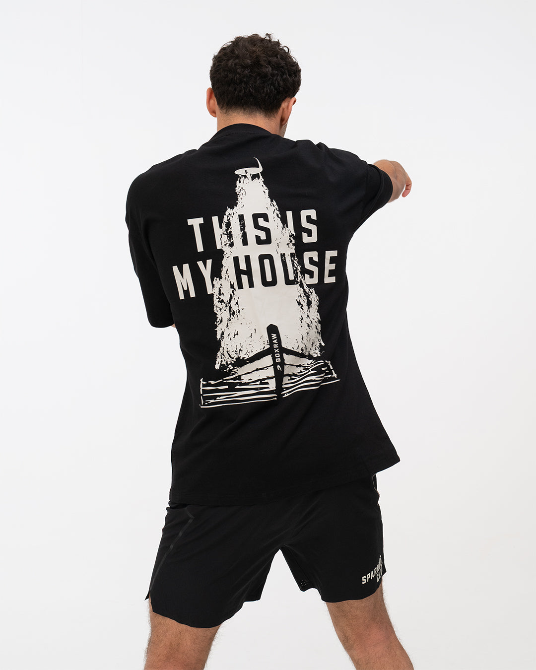 This Is My House Oversized T-Shirt - Black