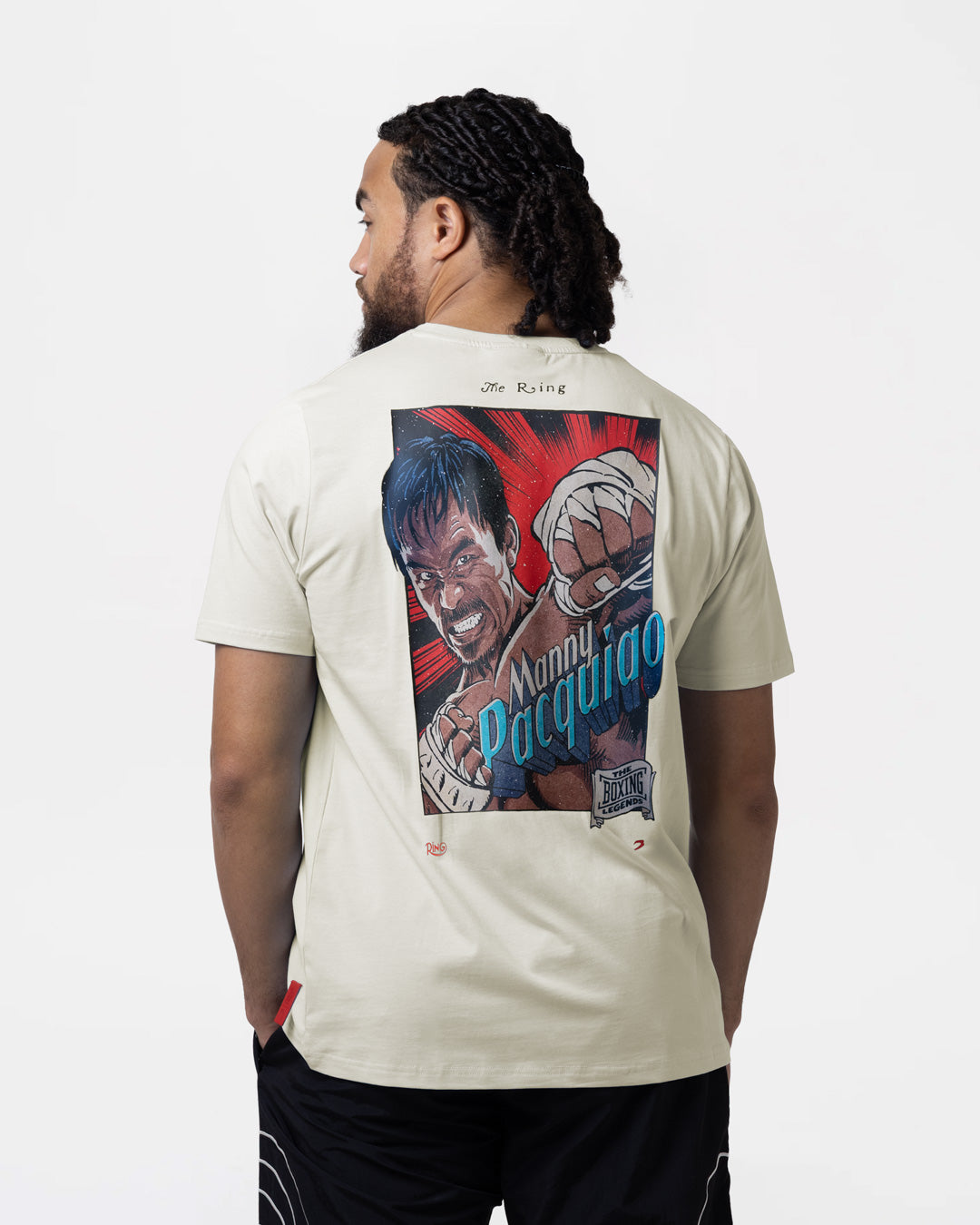 Ring x BOXRAW Manny Pacquiao T-Shirt - Cream Beige