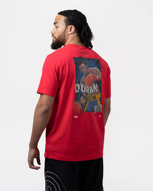 Ring x BOXRAW Roberto Duran T-Shirt - Cherry Red