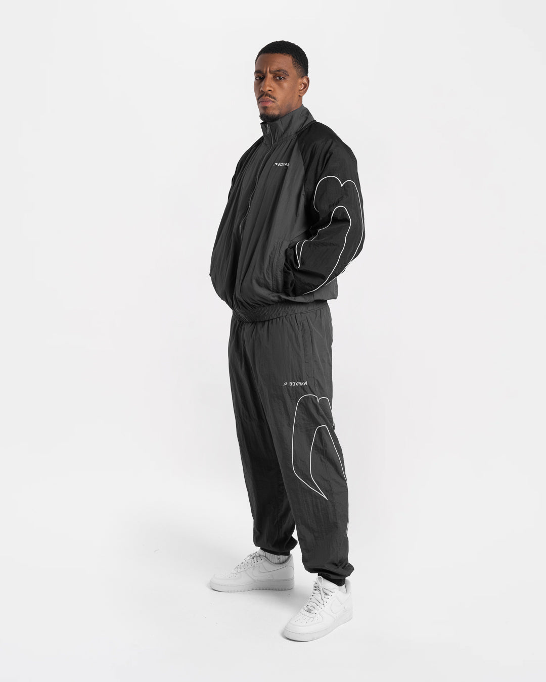 Tunero Track Jacket - Grey/Black