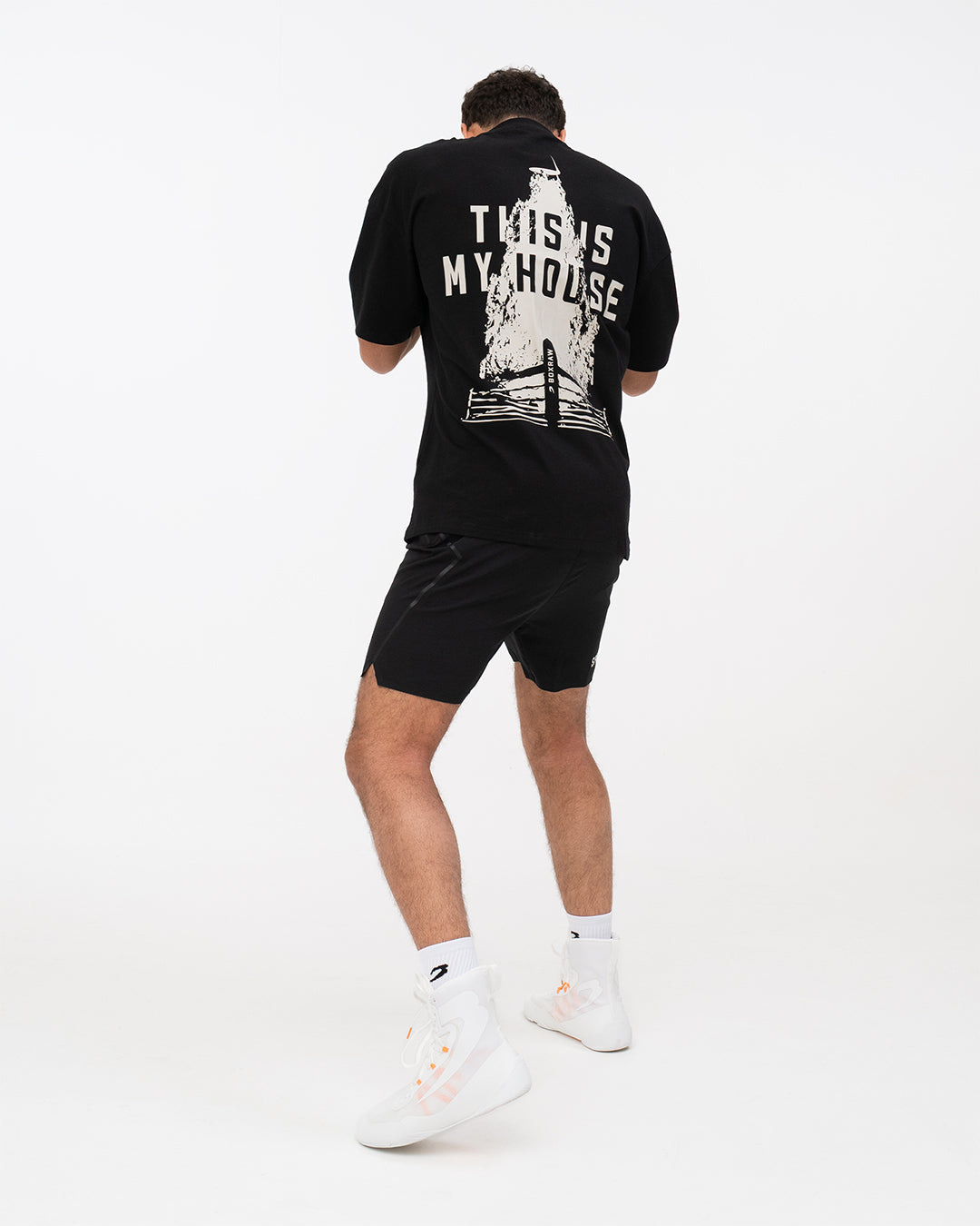 This Is My House Oversized T-Shirt - Black