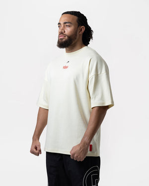 Ring x BOXRAW Manny Pacquiao Oversized T-Shirt - Stone Beige