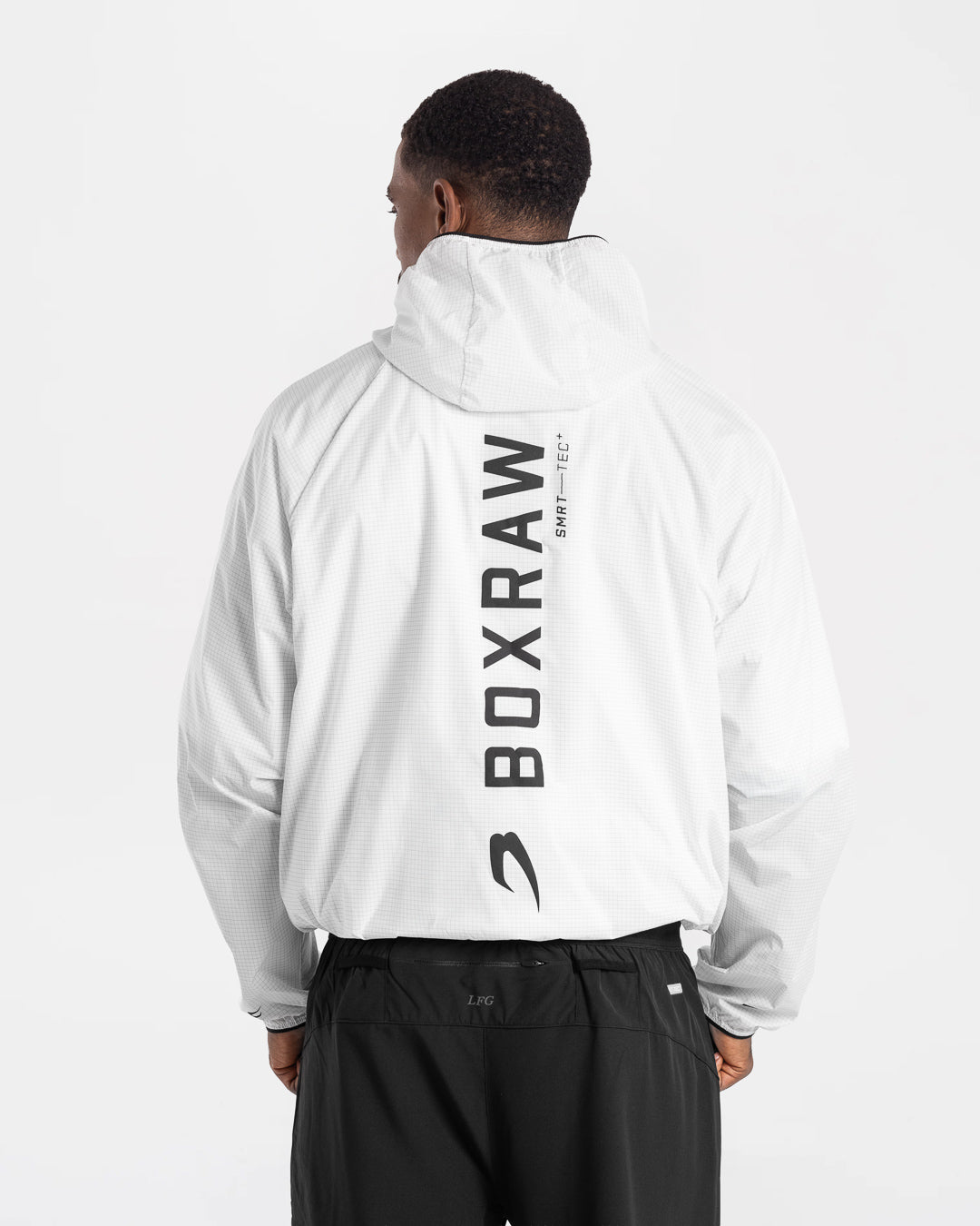 Genaro Zip Up Windbreaker - White