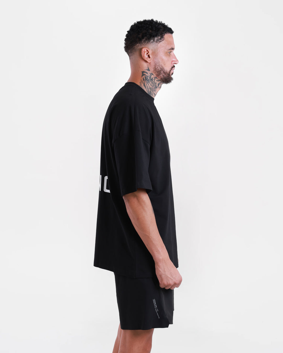 We Don't Play Boxing Oversized T-Shirt - Black/Yellow