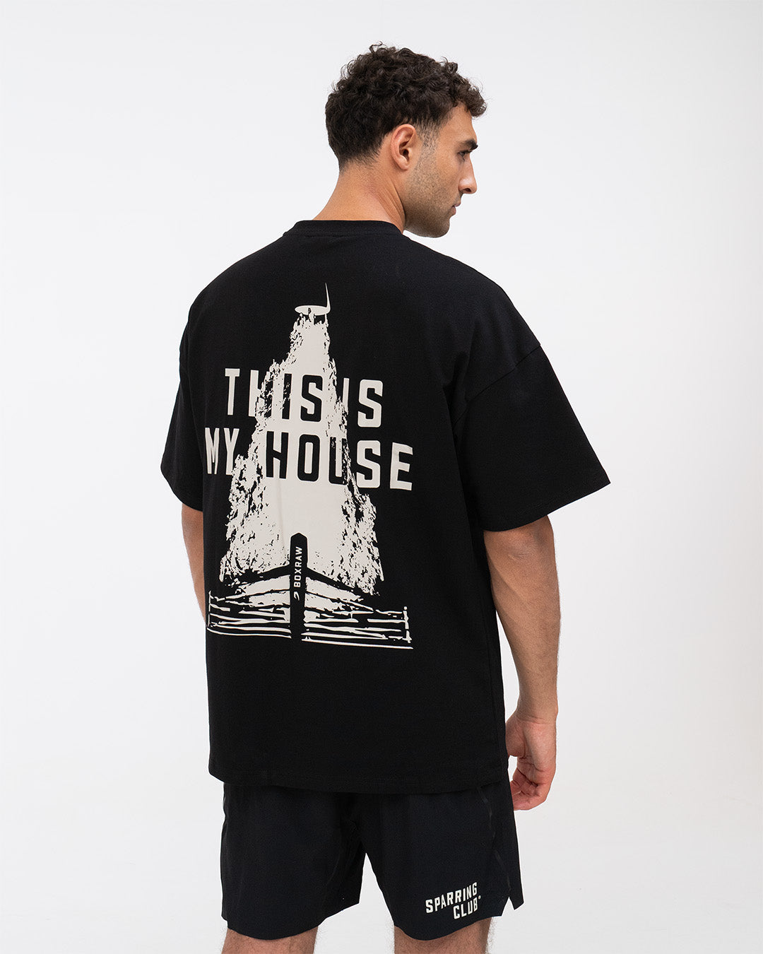 This Is My House Oversized T-Shirt - Black