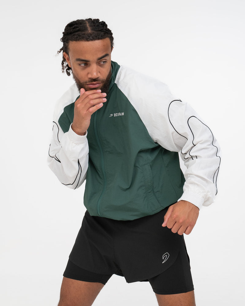Tunero Track Jacket - Green/White