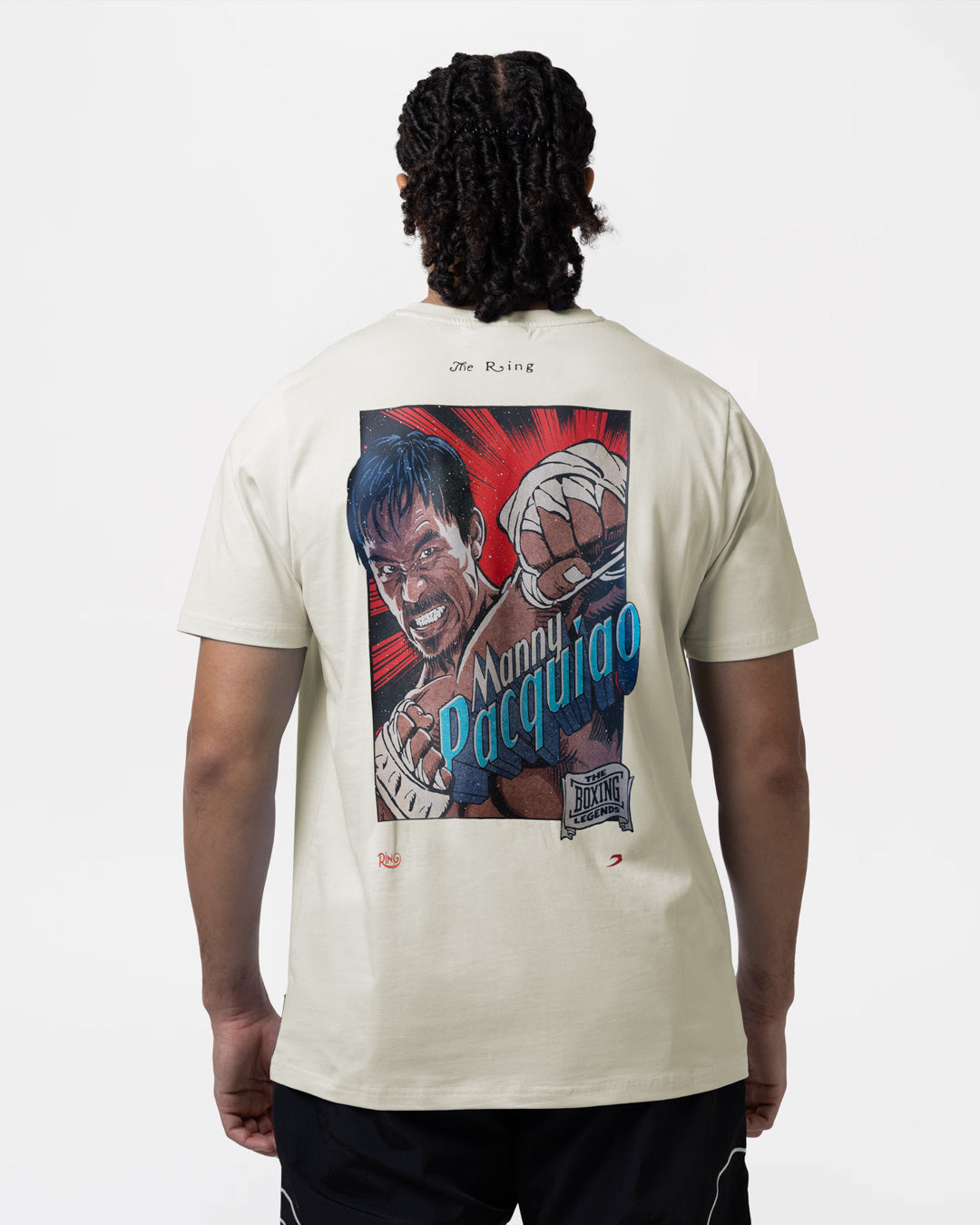Ring x BOXRAW Manny Pacquiao T-Shirt - Cream Beige