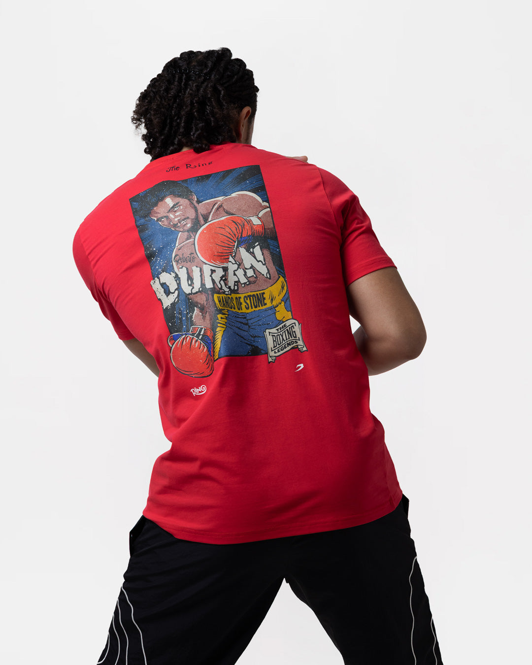 Ring x BOXRAW Roberto Duran T-Shirt - Cherry Red