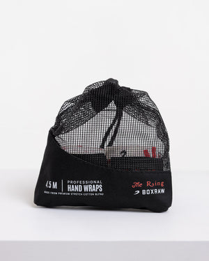 Ring x BOXRAW 180" Hand Wraps - Beige/Red