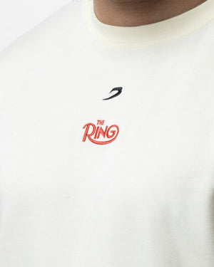 Ring x BOXRAW Manny Pacquiao Oversized T-Shirt - Stone Beige