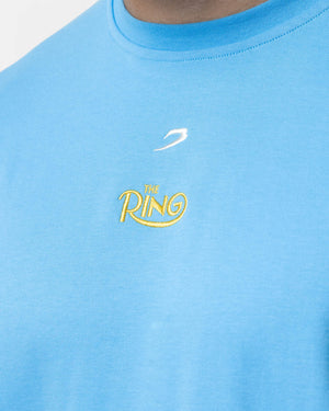 Ring x BOXRAW Roy Jones Jr Oversized T-Shirt - Sky Blue