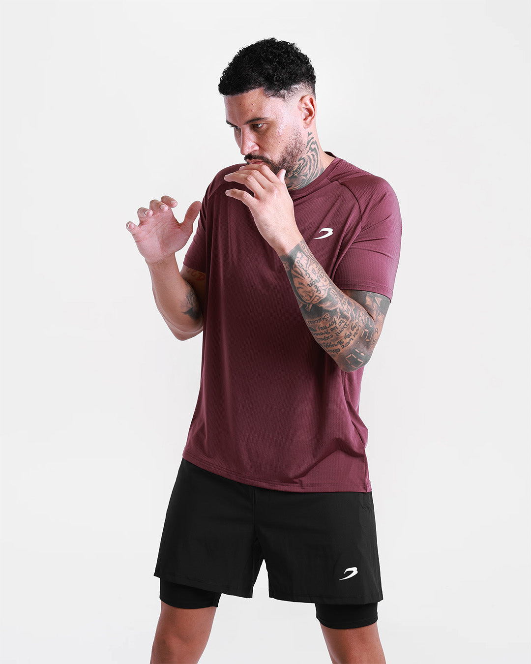 Valdes T-Shirt - Burgundy