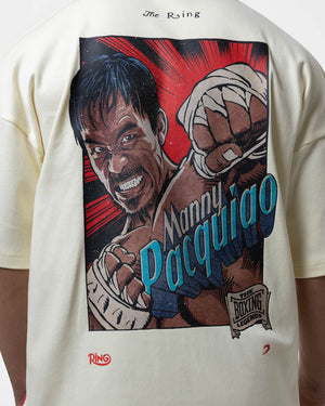 Ring x BOXRAW Manny Pacquiao Oversized T-Shirt - Stone Beige