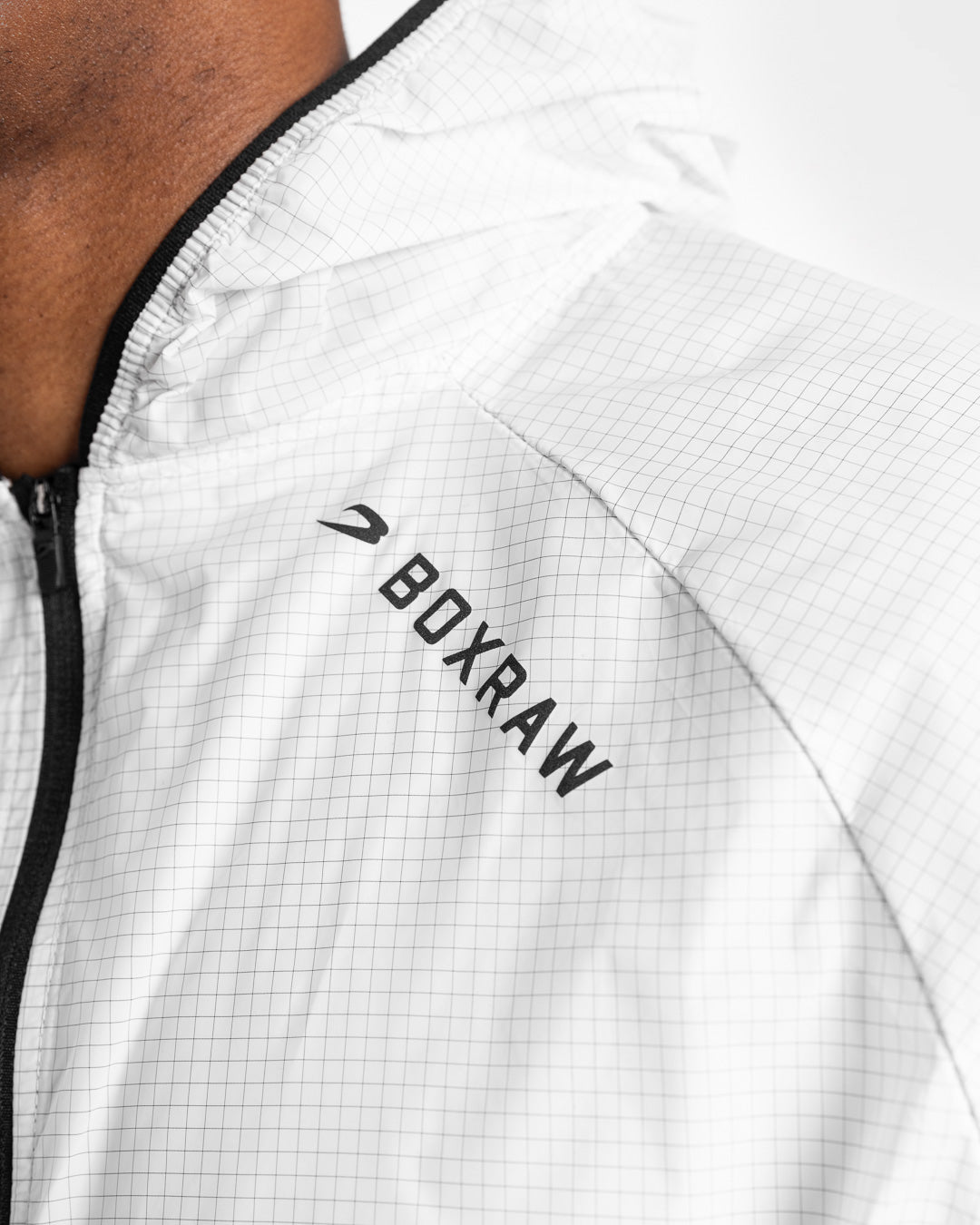 Genaro Zip Up Windbreaker - White