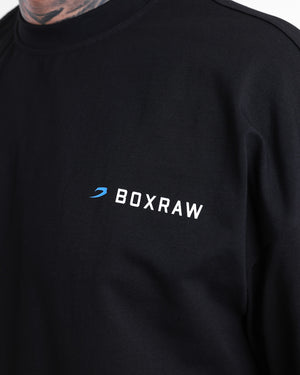 We Don't Play Boxing Oversized T-Shirt - Black/Blue
