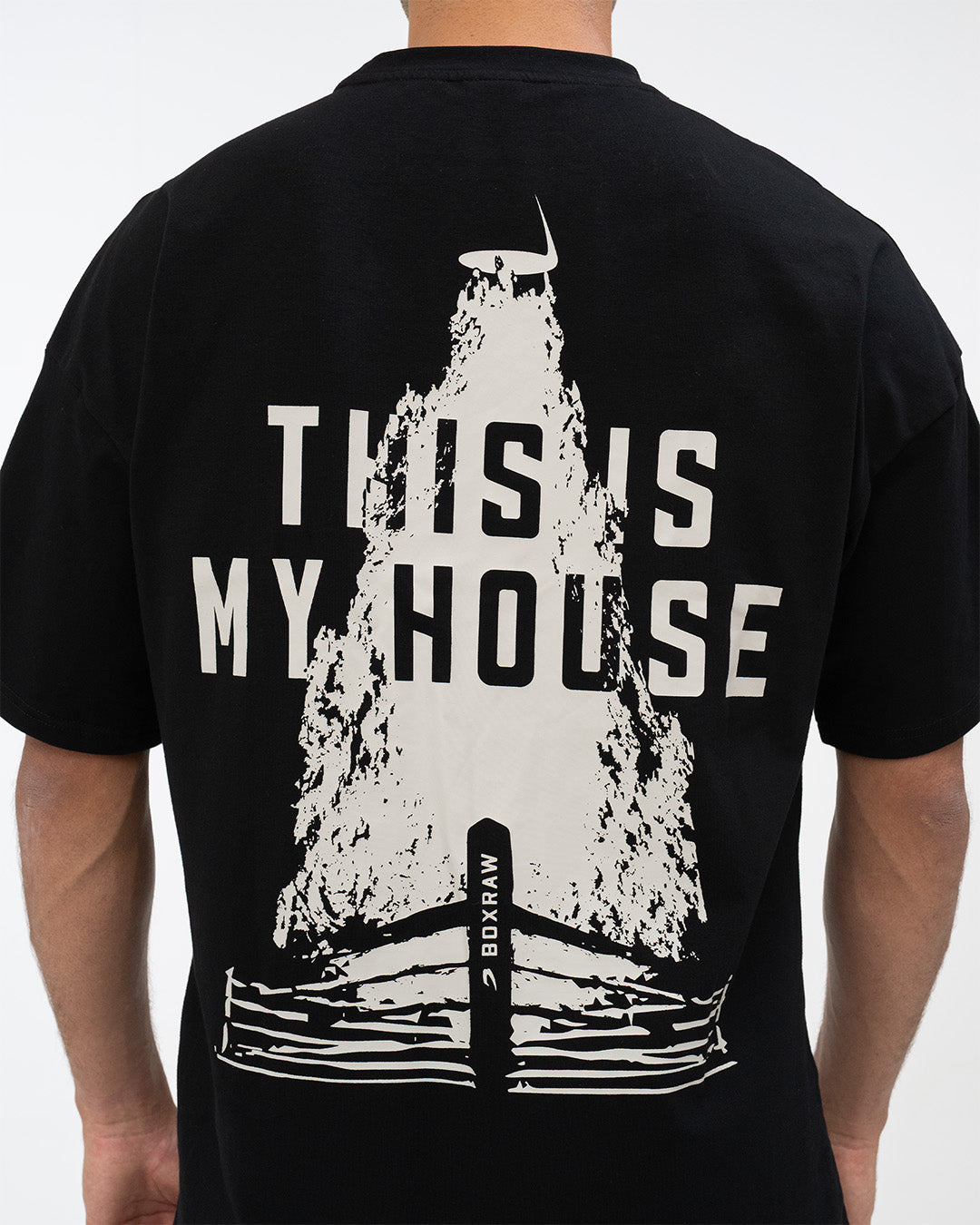 This Is My House Oversized T-Shirt - Black