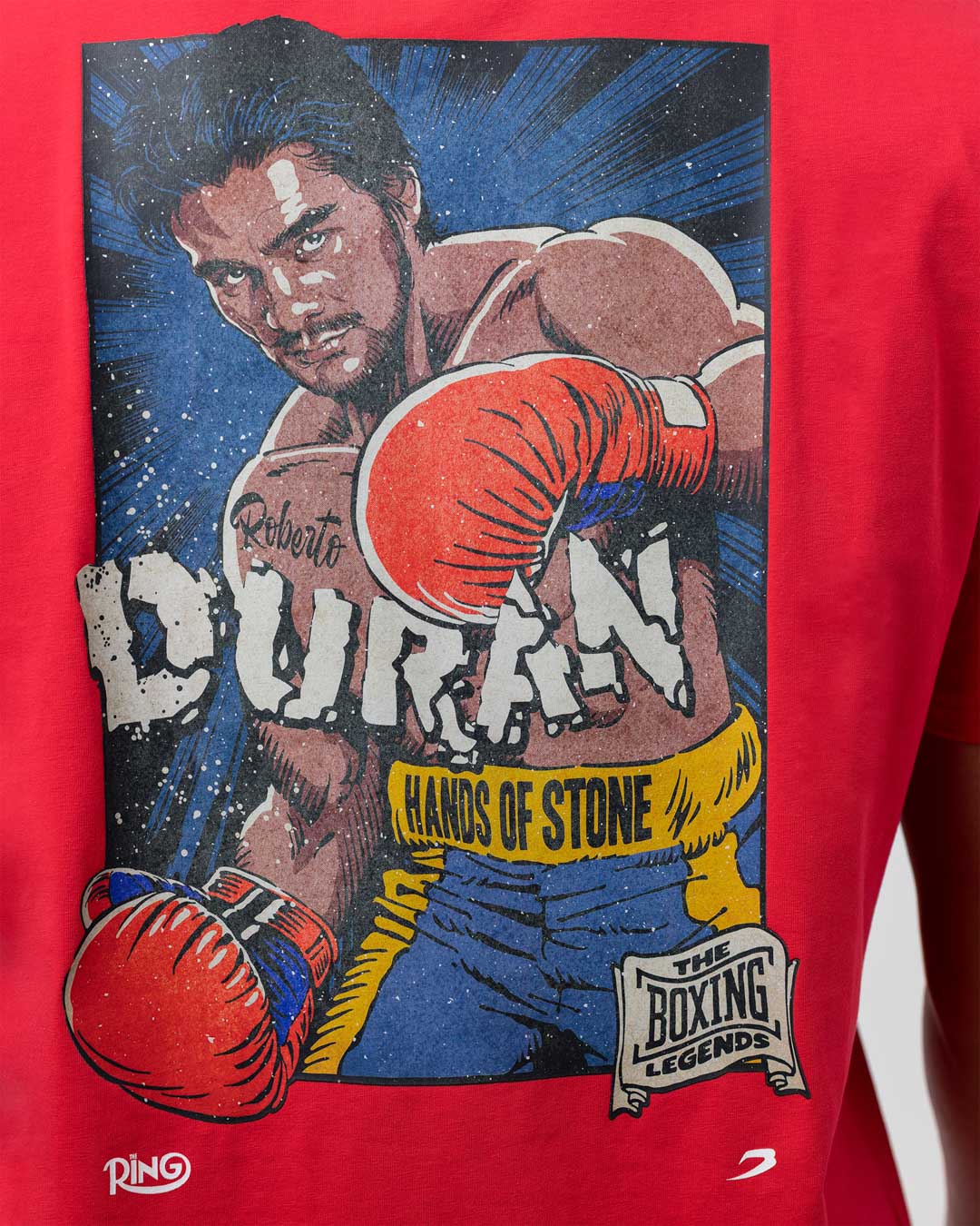 Ring x BOXRAW Roberto Duran T-Shirt - Cherry Red