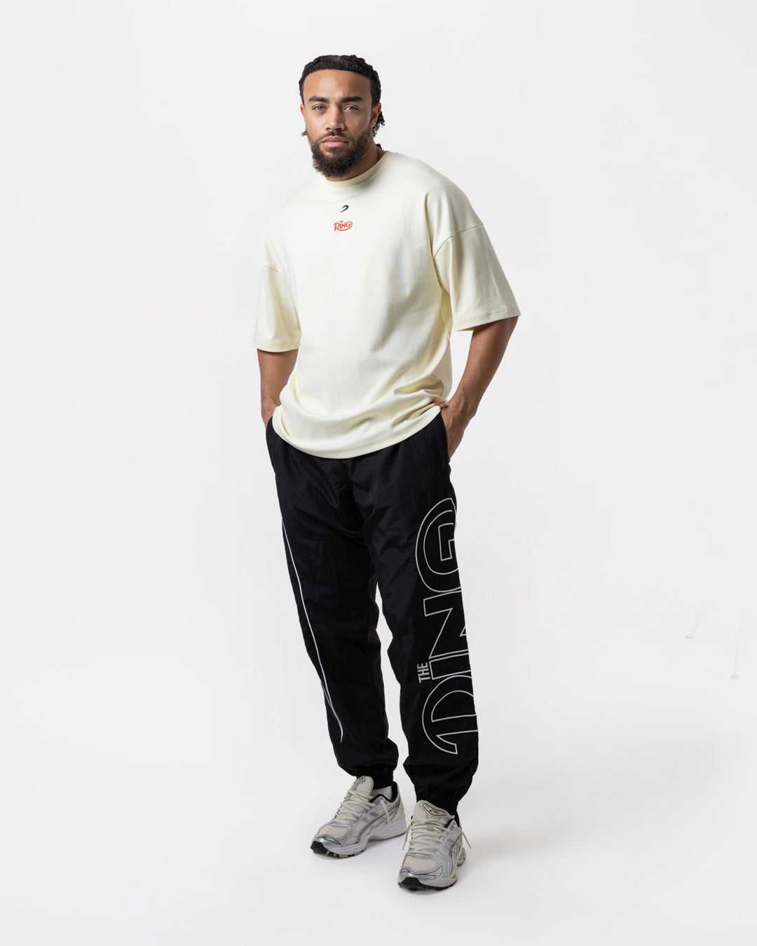 Ring x BOXRAW Track Bottoms - Black