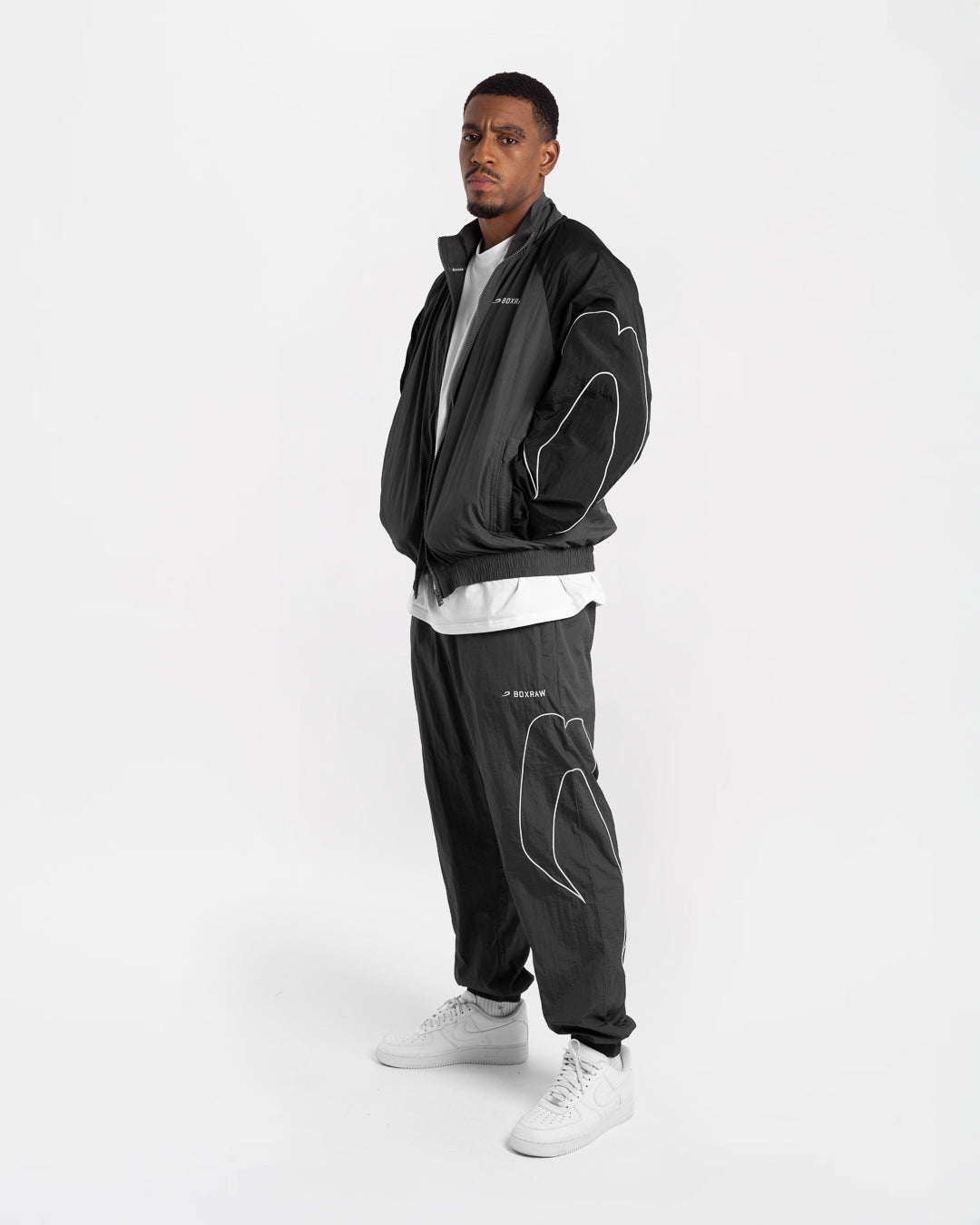 Tunero Track Jacket - Grey/Black