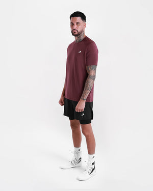 Valdes T-Shirt - Burgundy