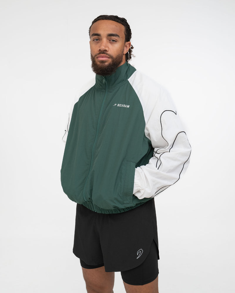 Tunero Track Jacket - Green/White