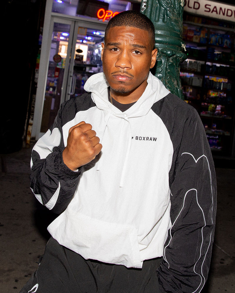 Tunero Track Hoodie - White/Black