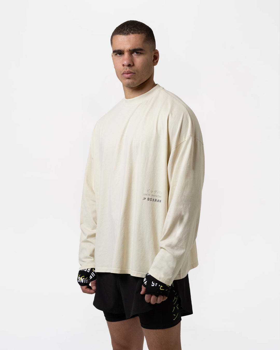 Nakatani x Sparring Club Long Sleeve T-Shirt - Washed Beige