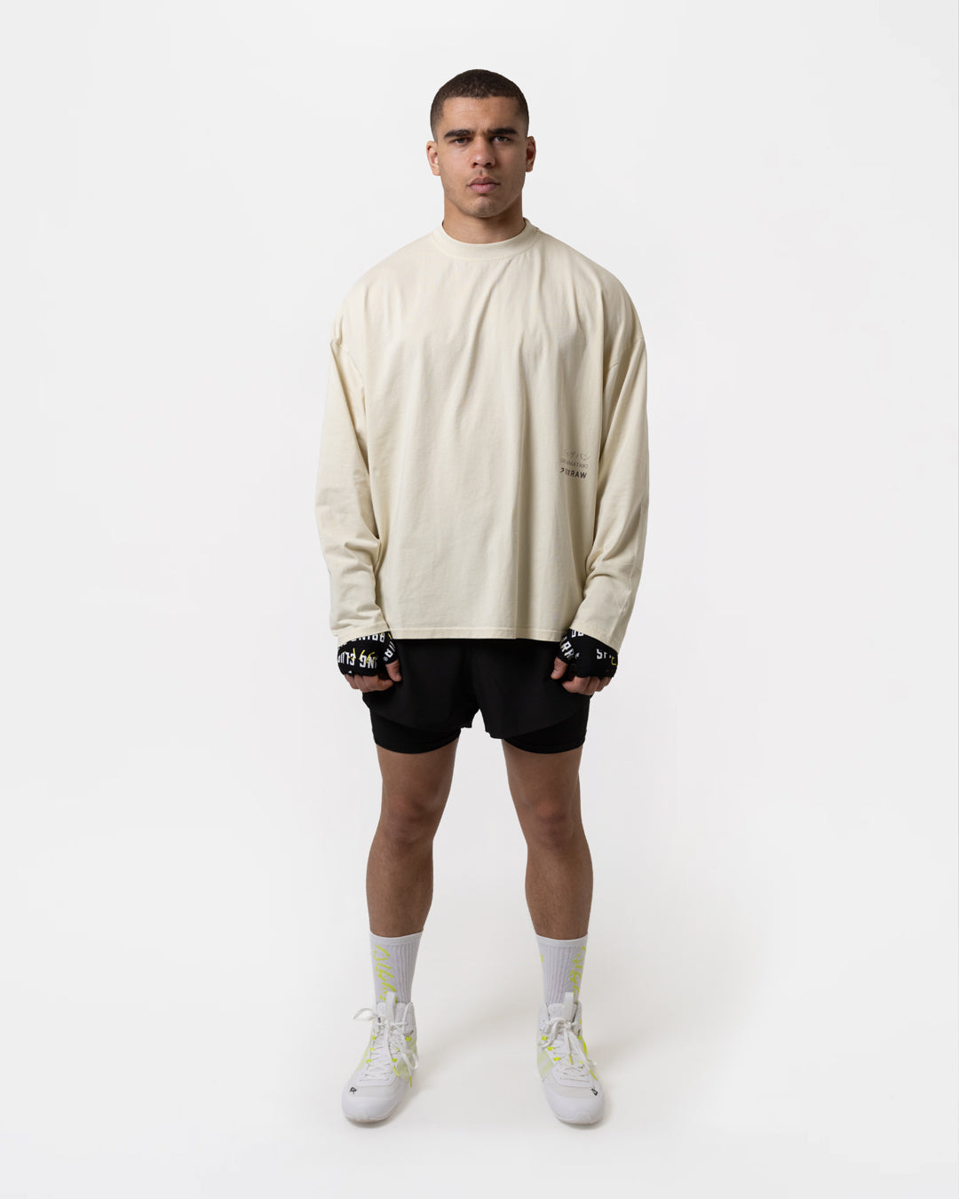 Nakatani x Sparring Club Long Sleeve T-Shirt - Washed Beige