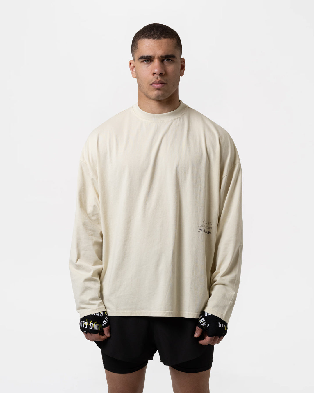 Nakatani x Sparring Club Long Sleeve T-Shirt - Washed Beige