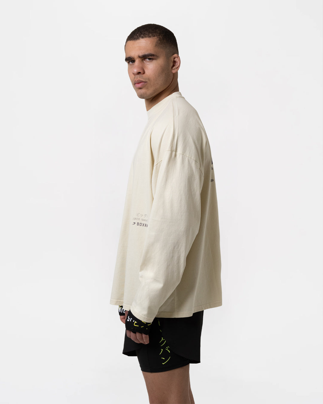Nakatani x Sparring Club Long Sleeve T-Shirt - Washed Beige