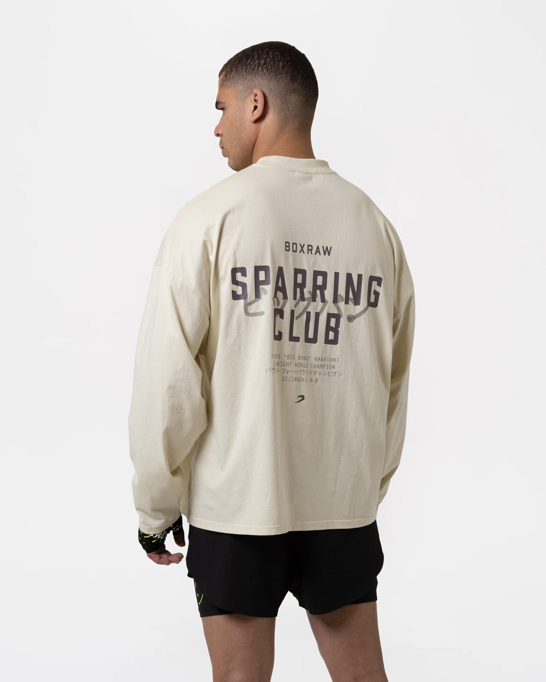 Nakatani x Sparring Club Long Sleeve T-Shirt - Washed Beige