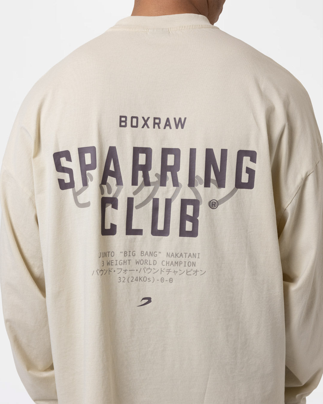 Nakatani x Sparring Club Long Sleeve T-Shirt - Washed Beige