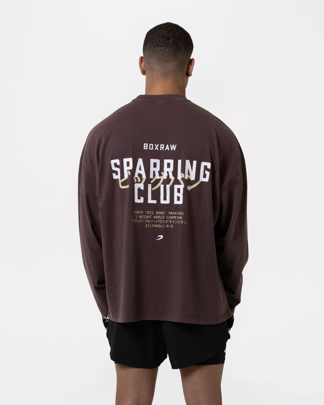 Nakatani x Sparring Club Long Sleeve T-Shirt - Washed Brown