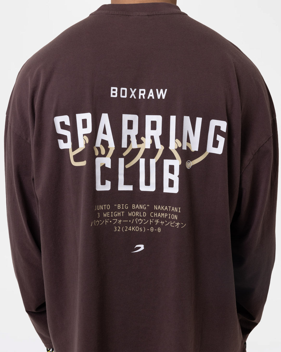 Nakatani x Sparring Club Long Sleeve T-Shirt - Washed Brown