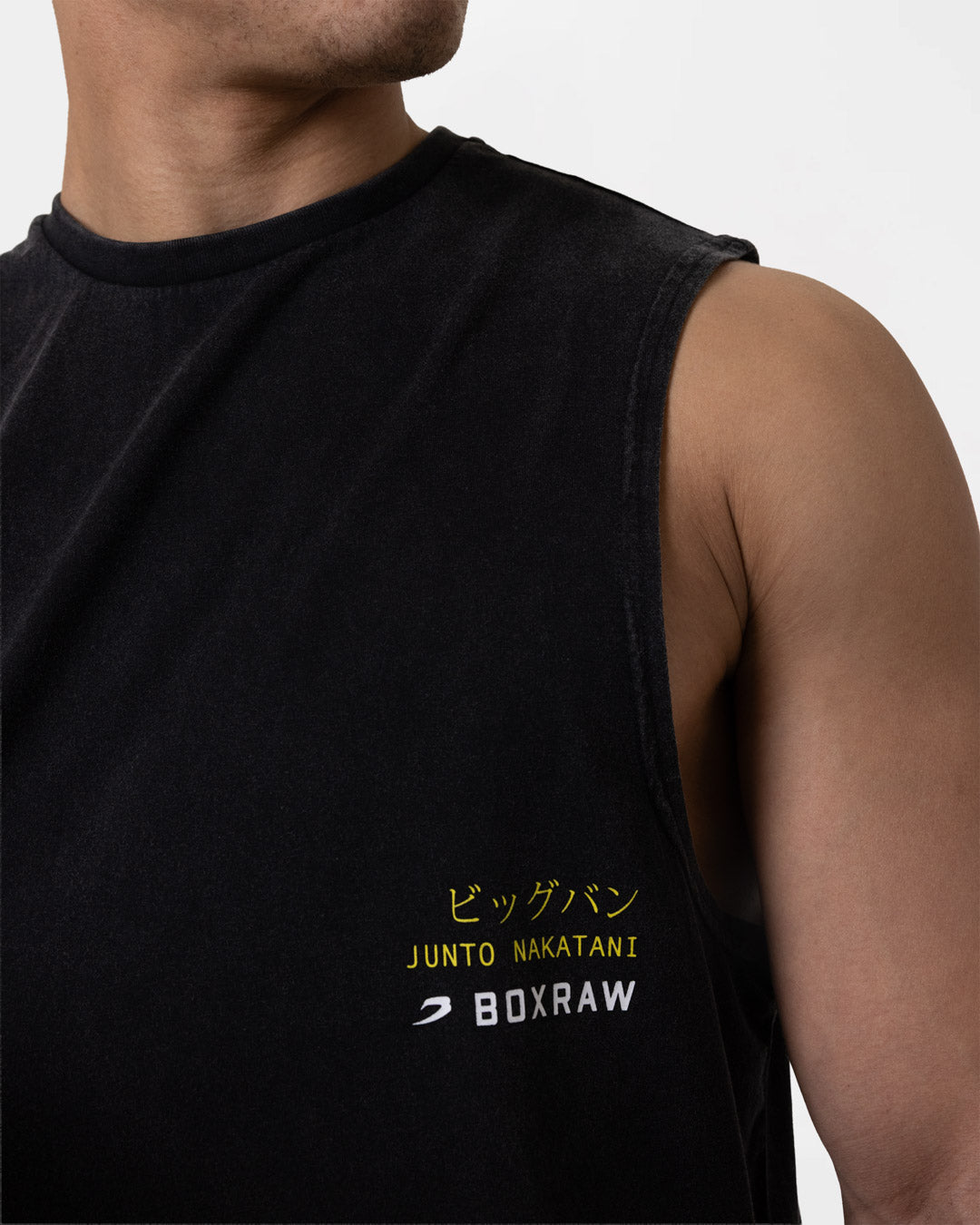 Nakatani x Sparring Club Muscle Tank - Washed Black