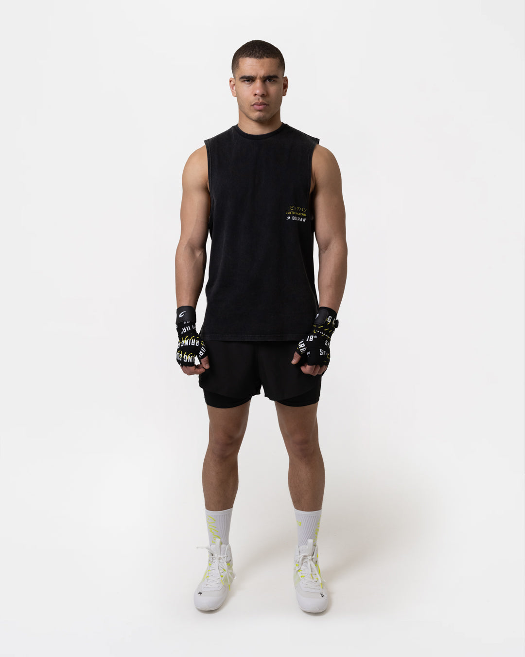 Nakatani x Sparring Club Muscle Tank - Washed Black
