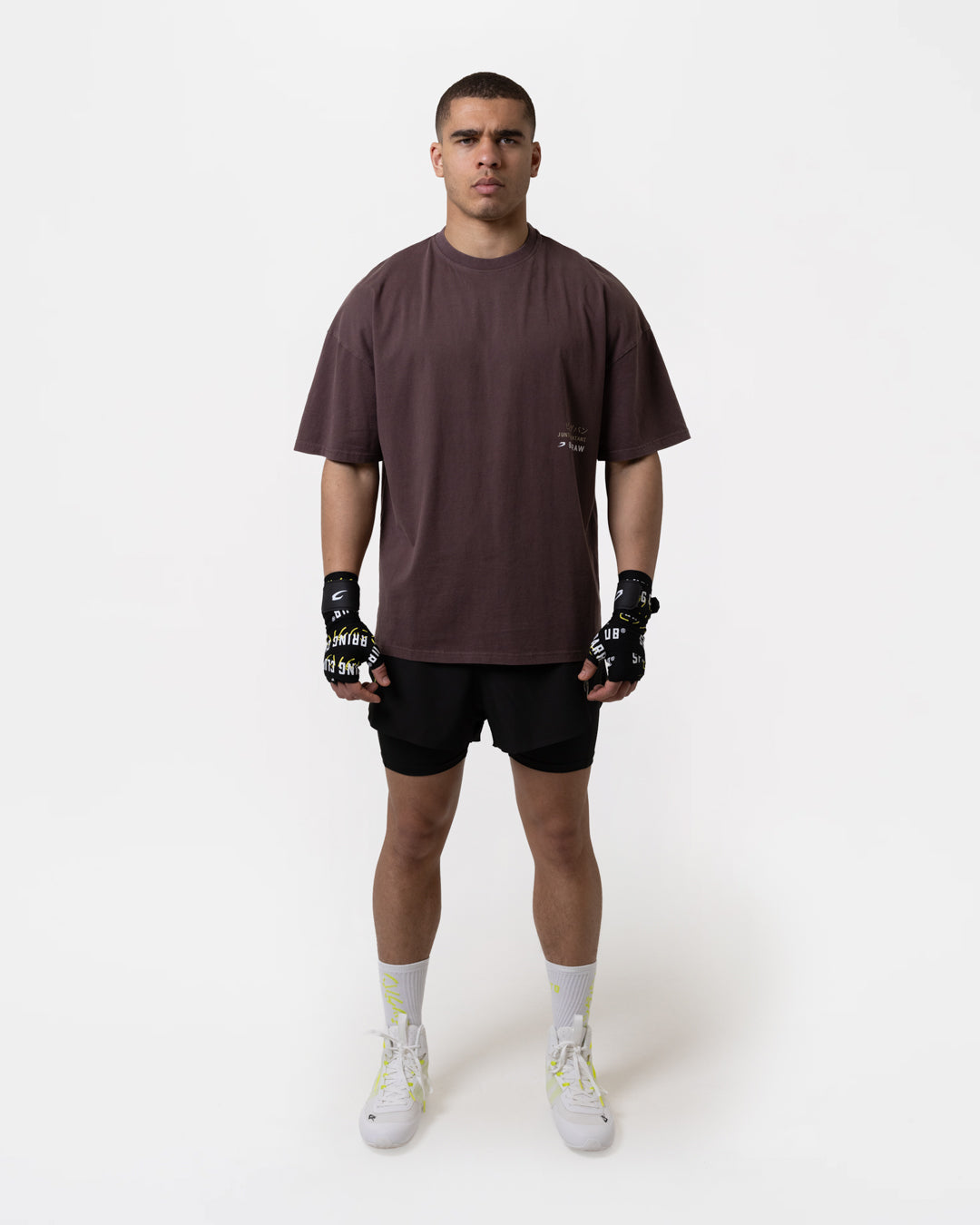 Nakatani x Sparring Club Oversized T-Shirt - Washed Brown