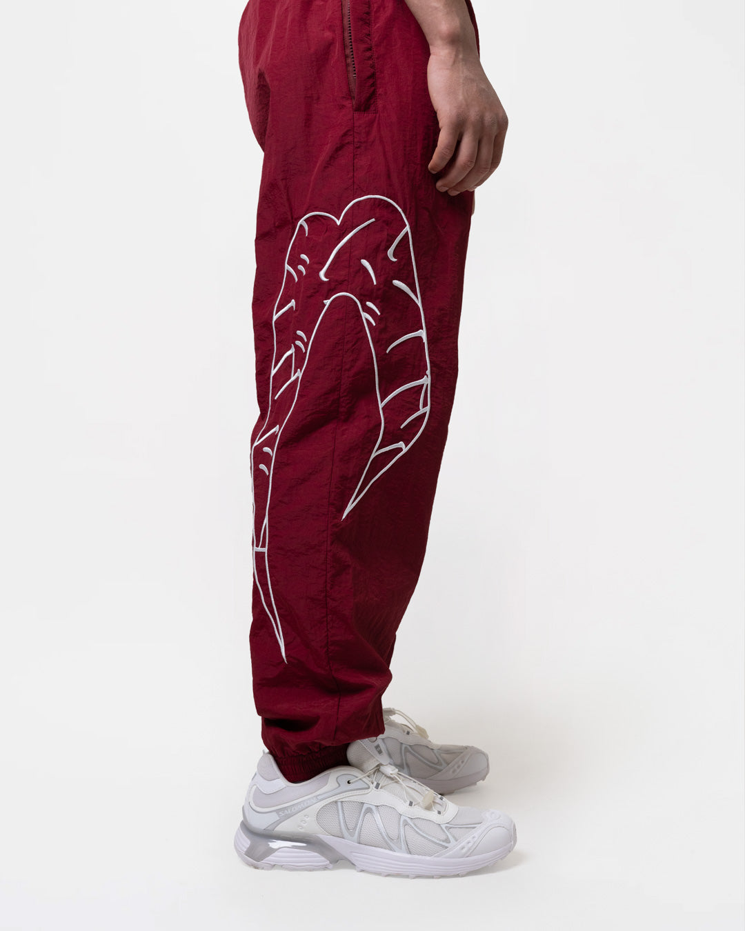 Nakatani x BOXRAW Track Bottoms - Red
