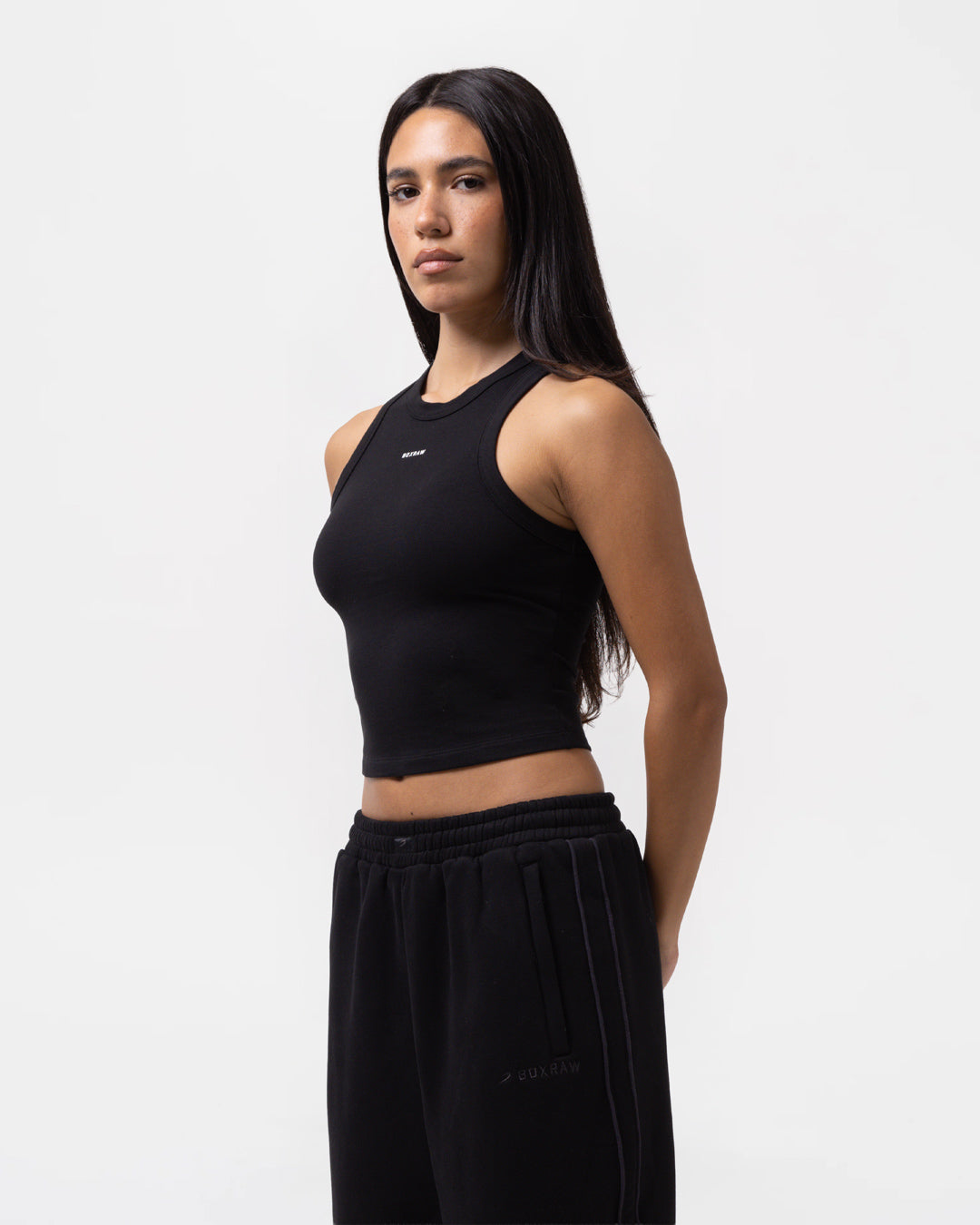 Annie Racer Tank - Black