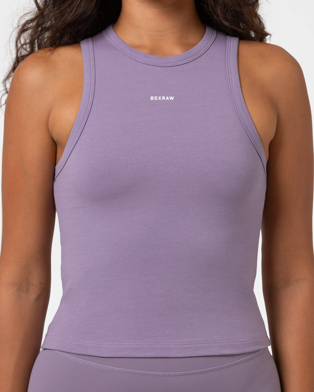 Annie Racer Tank - Lavender