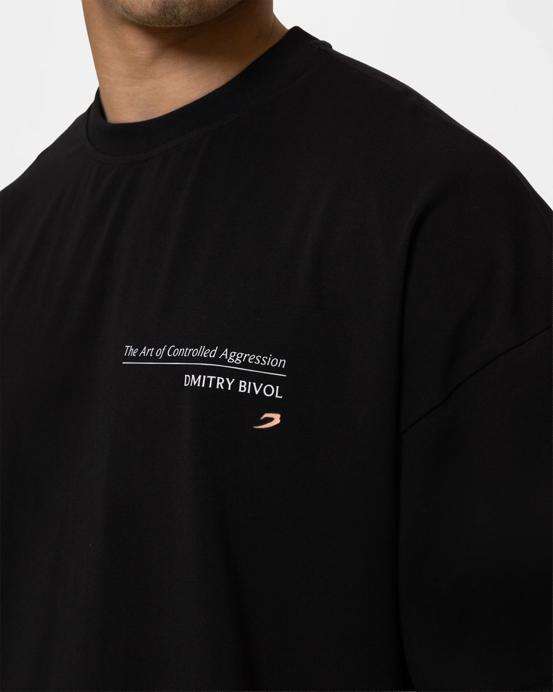Bivol x BOXRAW Controlled Aggression Oversized T-Shirt - Black