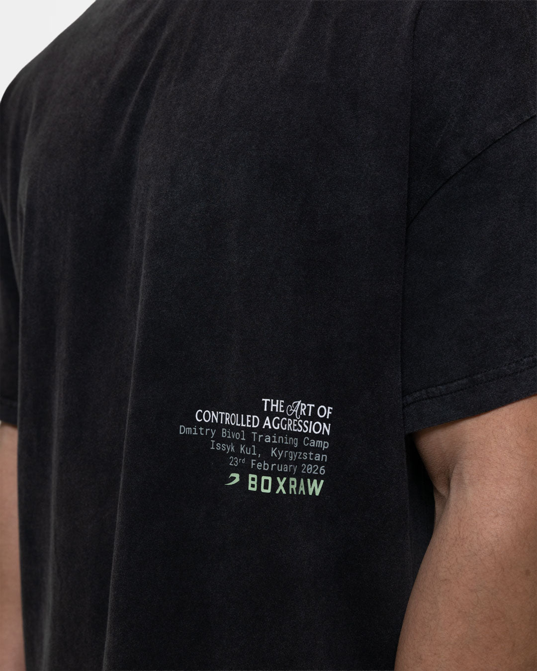 Bivol x Sparring Club Oversized T-Shirt - Washed Black
