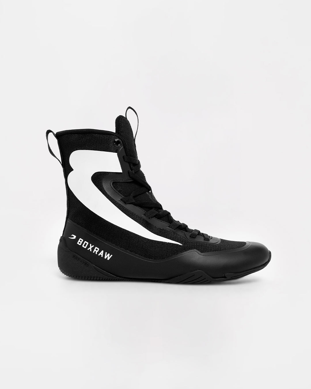 Impello 2.0 Boxing Boots - Black/White | BOXRAW