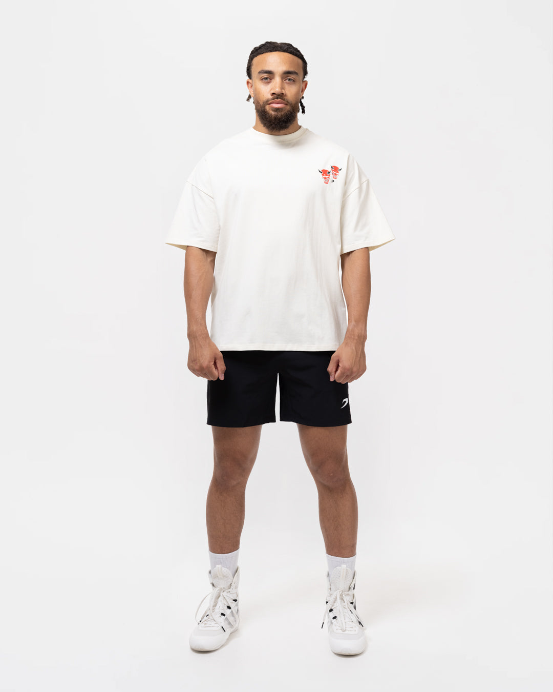 Death Before Dishonor Oversized T-Shirt - Beige