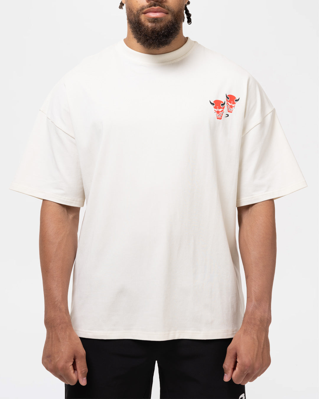 Death Before Dishonor Oversized T-Shirt - Beige