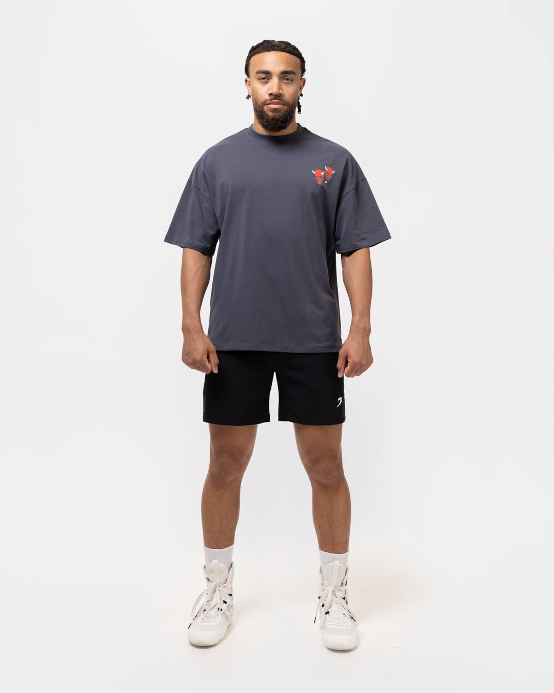 Death Before Dishonor Oversized T-Shirt - Charcoal
