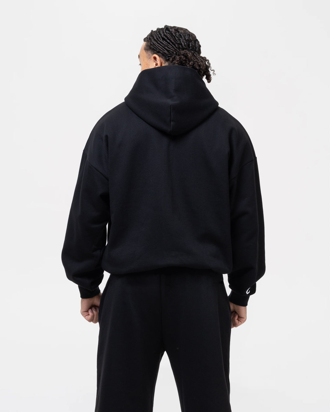 East Street Zip Up Hoodie - Black